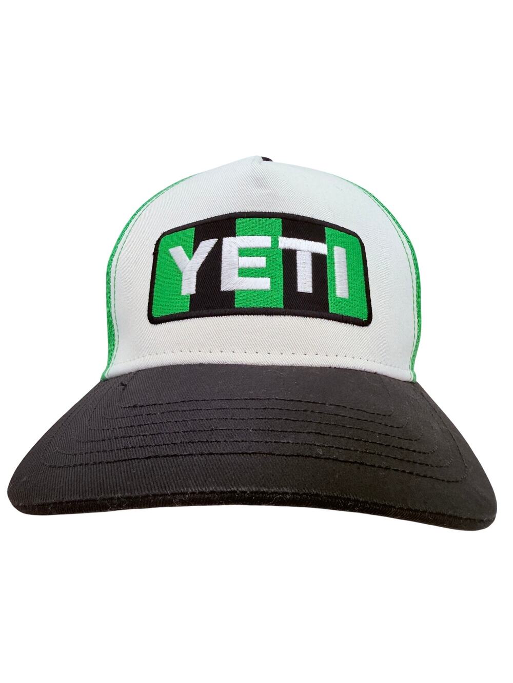 Yeti Green & Black Mesh Trucker Hat